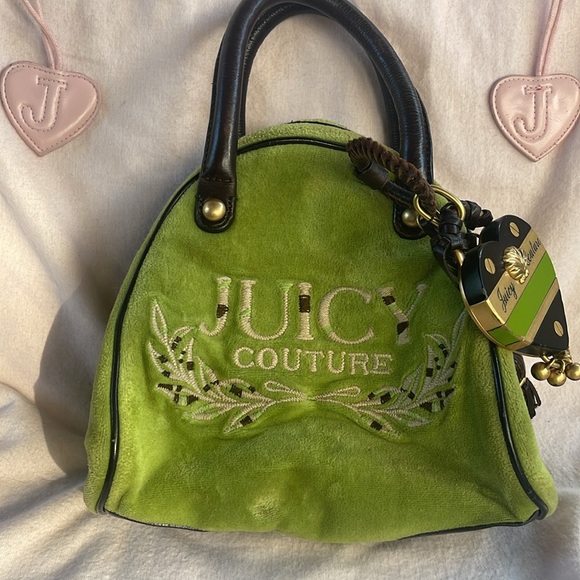 Juicy Couture Green Bowler bag, wallet and dust cover - Picture 2 of 16